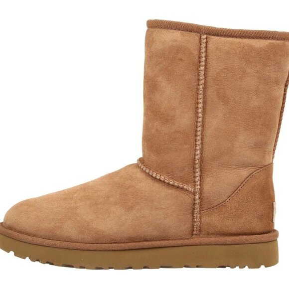 NEW Women UGG Classic Short II Boot 1016223 Chestnut  100% Original - Picture 2 of 7